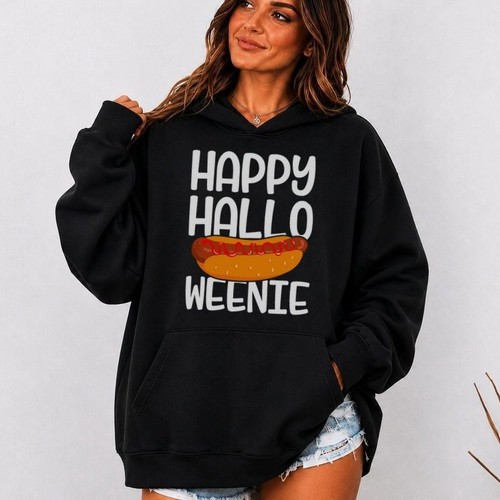 Happy halloweenie hot dog - happy,