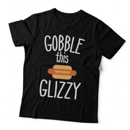 Funny hotdog shirt gobble this - gobble,