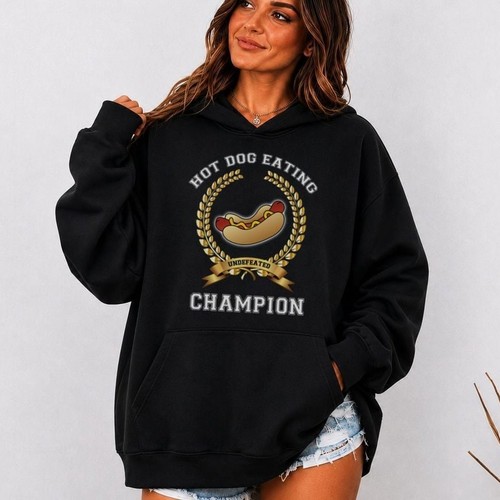 Hotdog eating contest hoodie - contest,